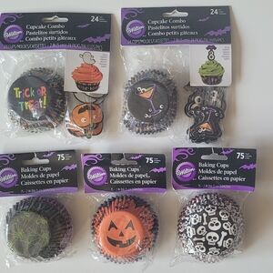 New Wilton Halloween paper cupcake liner Baking Cups 5 Packs